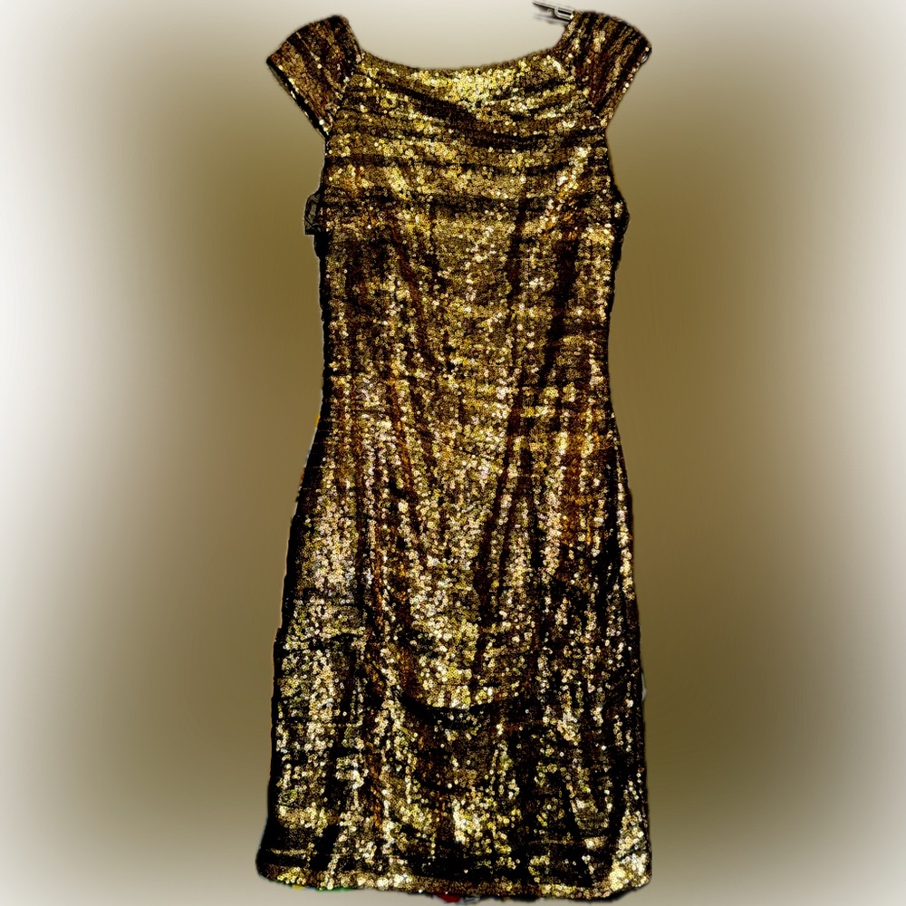 Akaa Black & Gold Dress